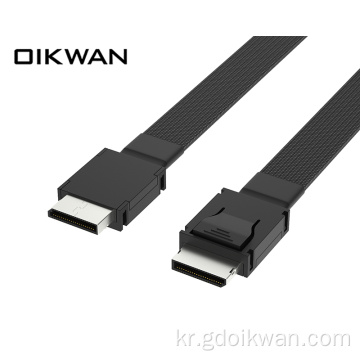 Oculink SFF-8611 ~ SFF-8611 직선 OCULINK 케이블 OCULINK PCIE까지 직접